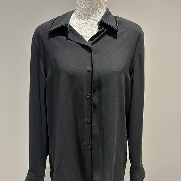 Other - Classic Black Button-Down Shirt